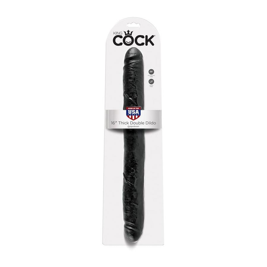 King Cock - Thick Double Cock, black