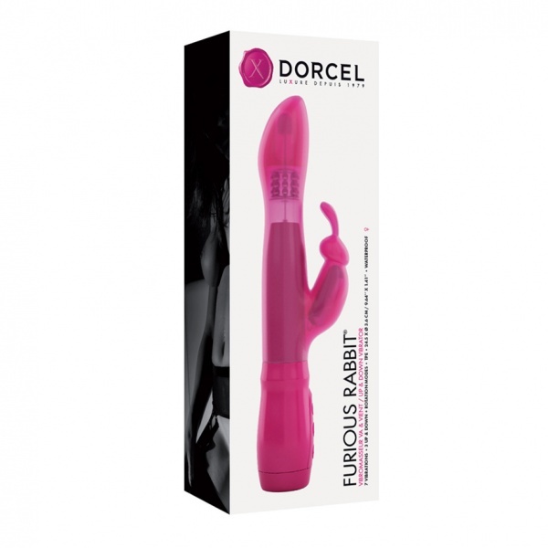 Marc Dorcel Furious Rabbit Vibrator Pink 24cm