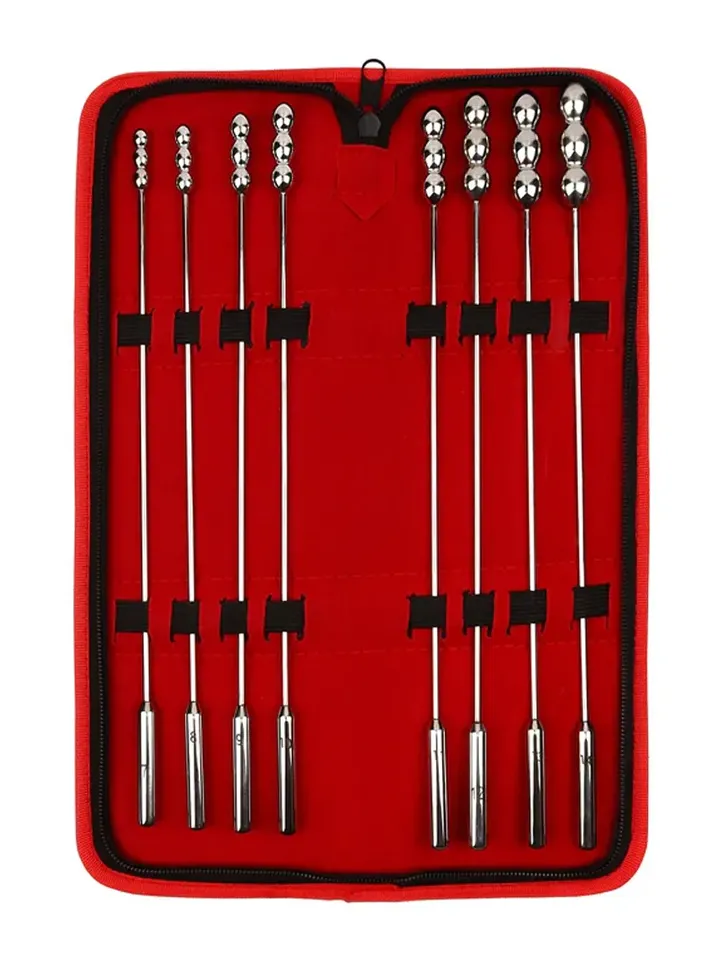 Mr. Steel Rosebud Urethral Sounds 8-pack