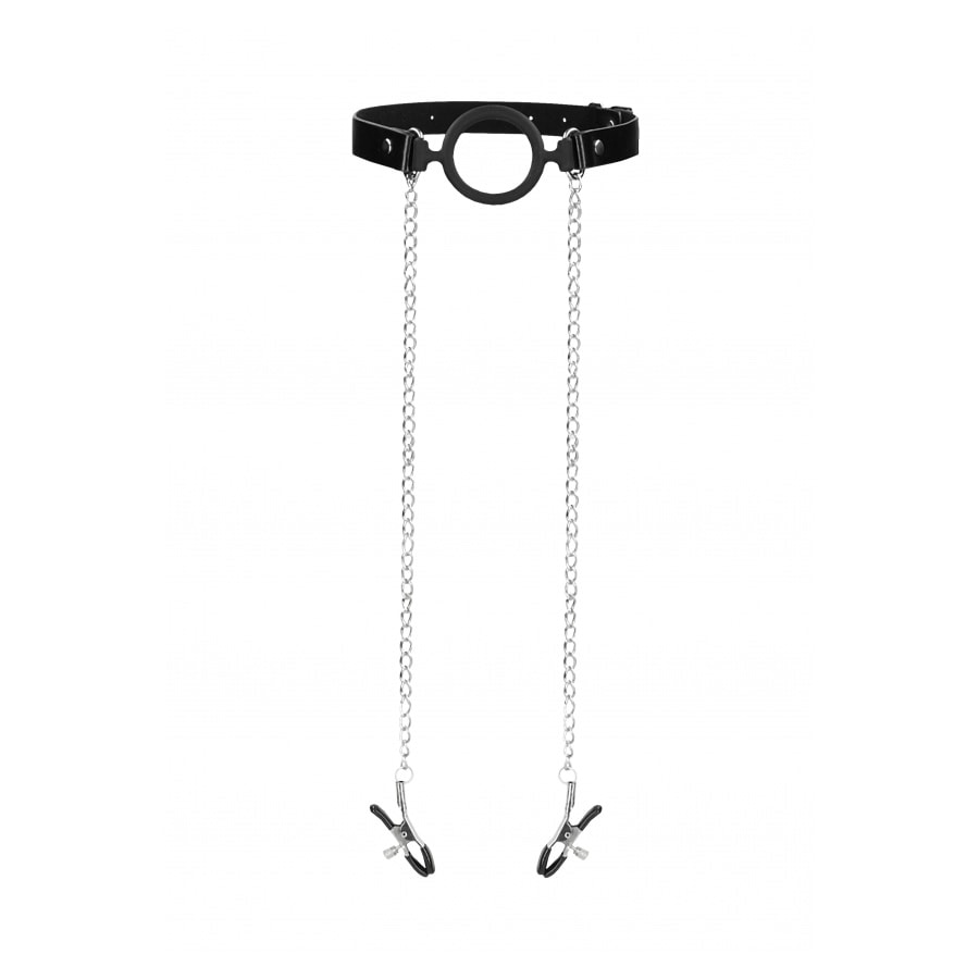 OUCH! O-Ring With Nipple Clamps