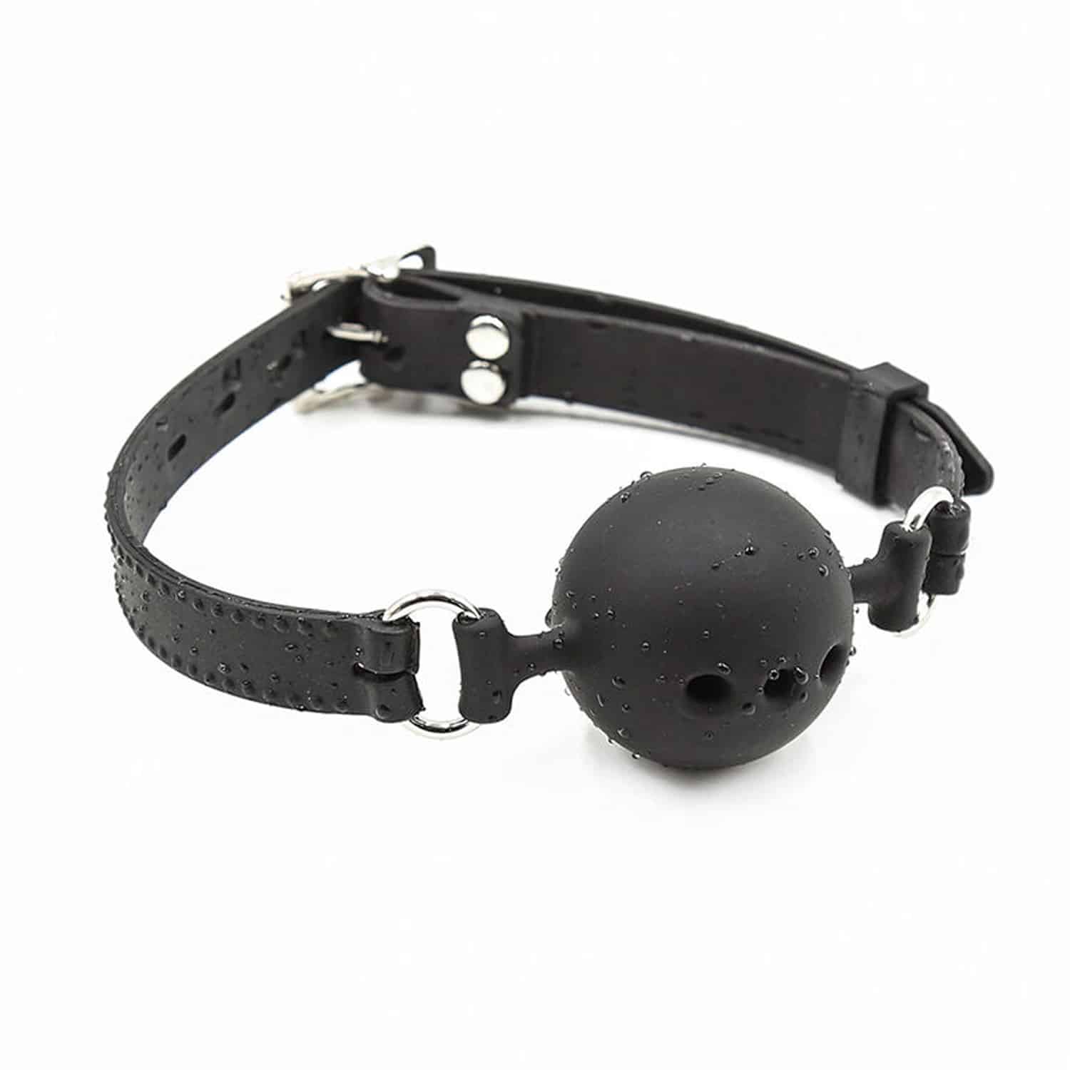 Öhmama! Fetish Breatheable Ball Gag - Munkavel i Silikon med Lufthål - Small