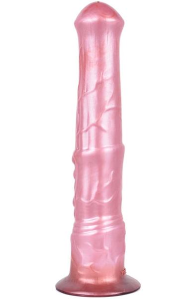 Pink Alien Jolly Star Metallic Dildo 42 cm