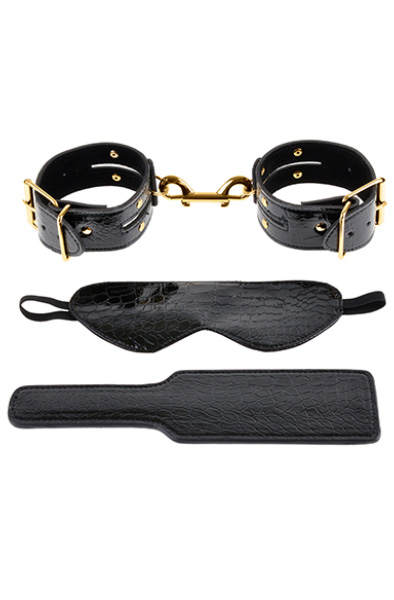 Pipedream Fantasy Bondage Kit Gold/Black