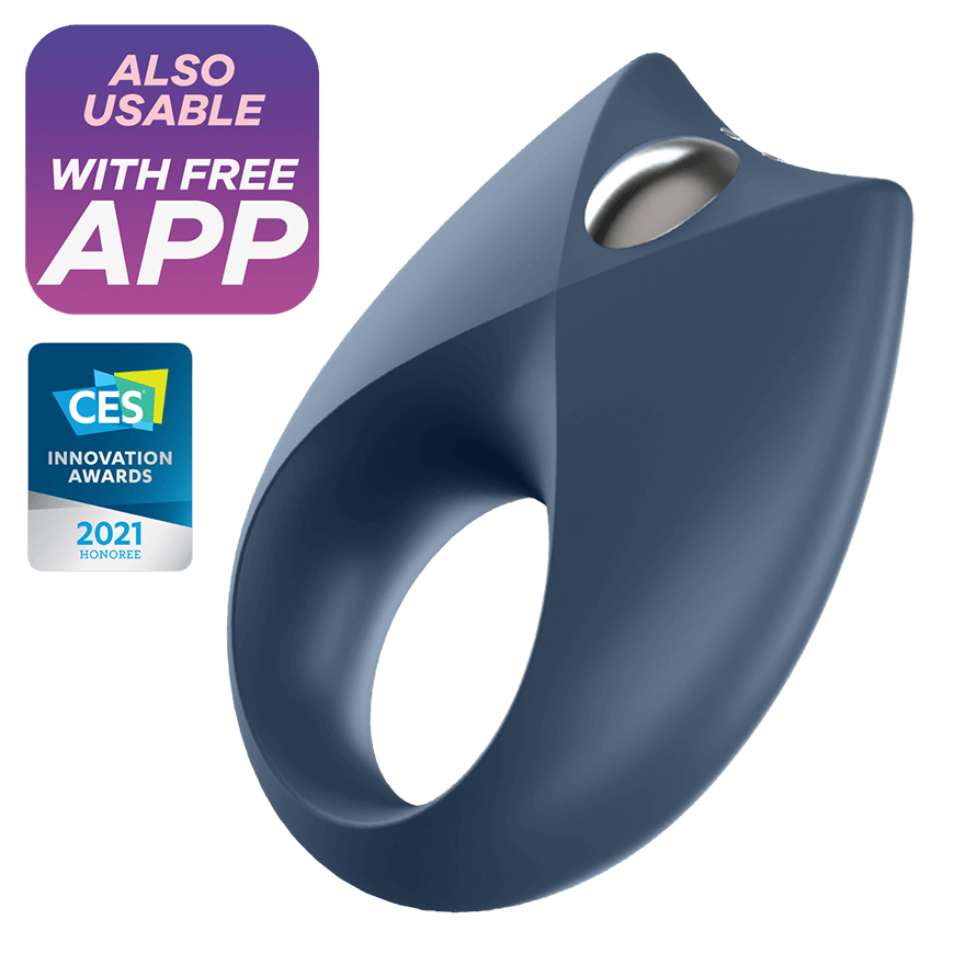 Satisfyer Connect Royal One, Ring Vibrator - Dark Blue