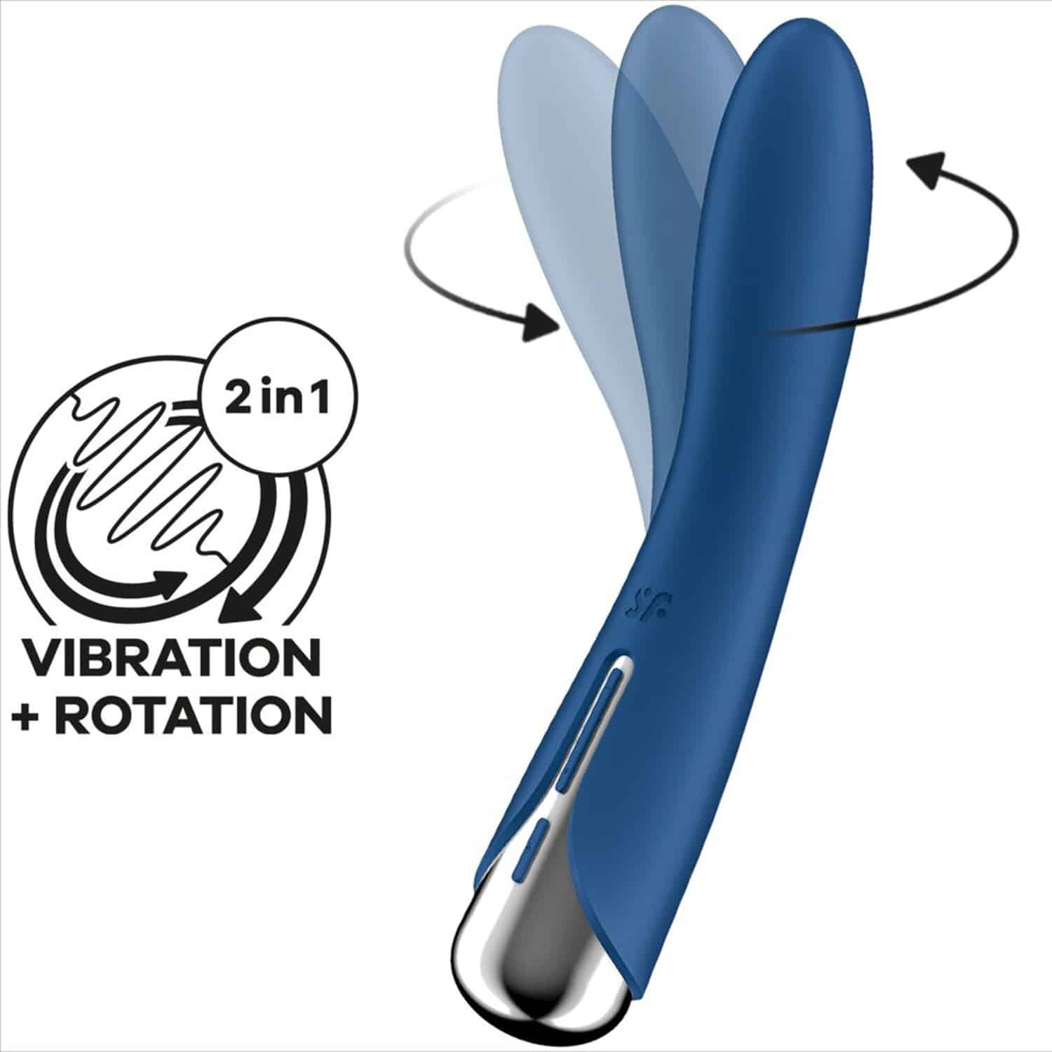 Satisfyer - Spinning Vibe 1 Rotator G-punktsvibrator - Blå