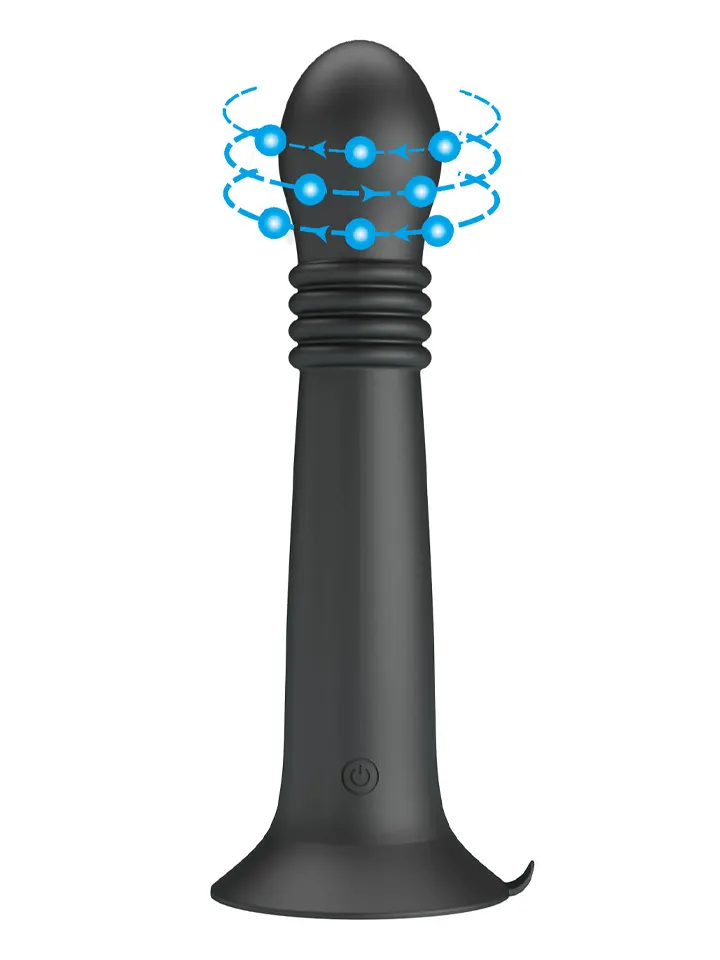 Stellan Thrusting & Rotating Wand Massager 23 cm