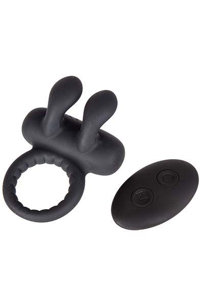 Vibrating Penis Ring With Rabbit & Remote