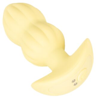 Vibrating Ribbed Mini Butt Plug