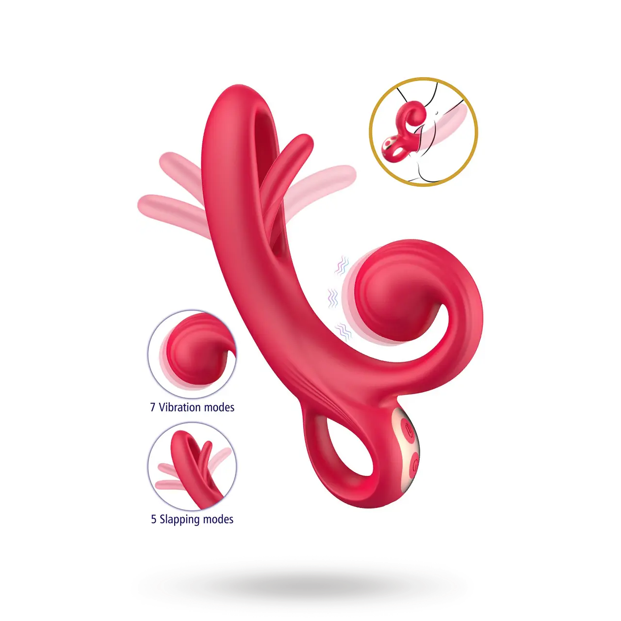 Vibrator With Tongue & Clitoral Stimulation