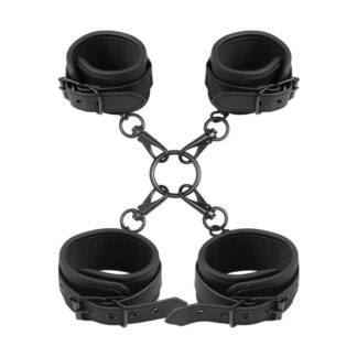 Wrist & Ankle Cuffs Set - Vegan Leather