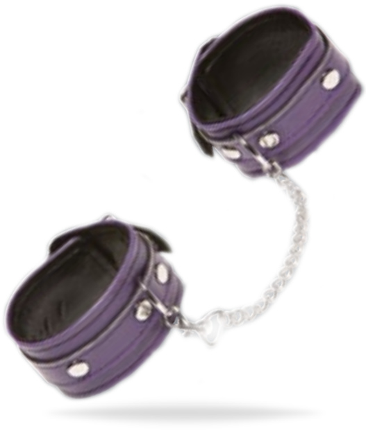 X-Play Chain Ankle Cuffs (Välj:: Lila)